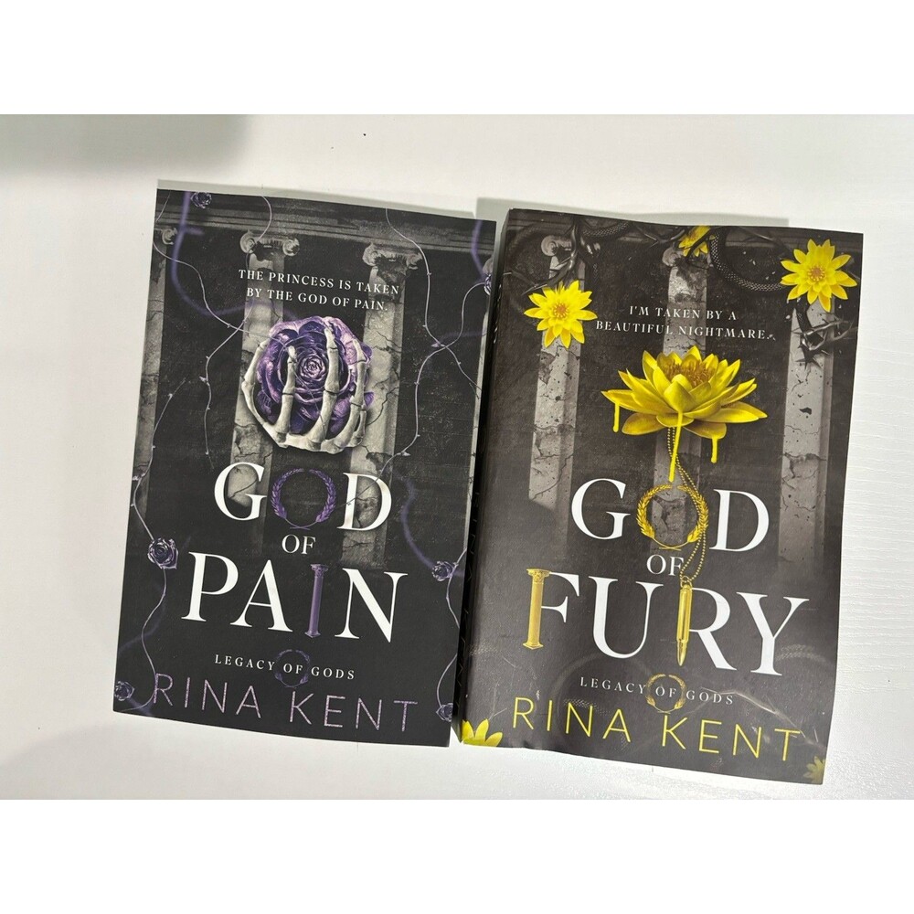 Legacy of Gods Series Books Set of 2 (Pain,Fury) Rina Kent
